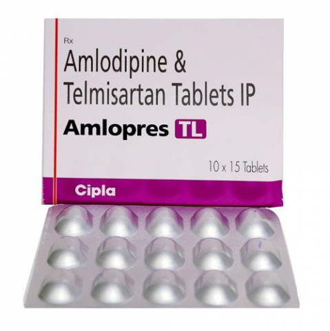 Amlopres TL (Contains Telmisartan (40mg)+ Amlodipine (5mg))