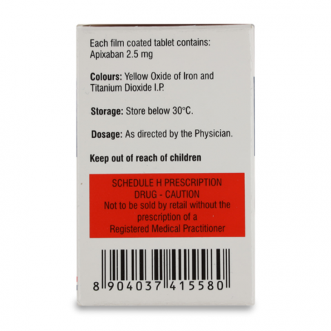 Apigat 2.5mg (Apixaban )