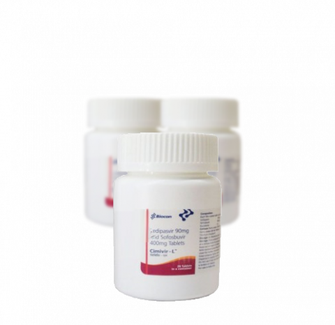 Cimivir L (Sofosbuvir 400mg  & Ledipasvir 90mg)