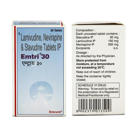 Emtri 30 (Lamivudine, Nevirapine, Stavudine)