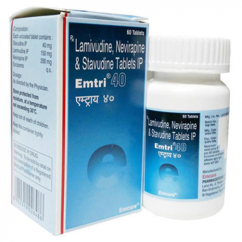 Emtri 40 (Lamivudine, Nevirapine, Stavudine)