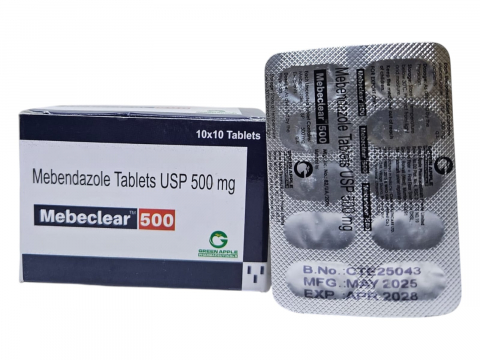 Mebeclear 500 (Mebendazole 500mg)