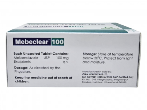 Mebeclear 100 (Mebendazole)