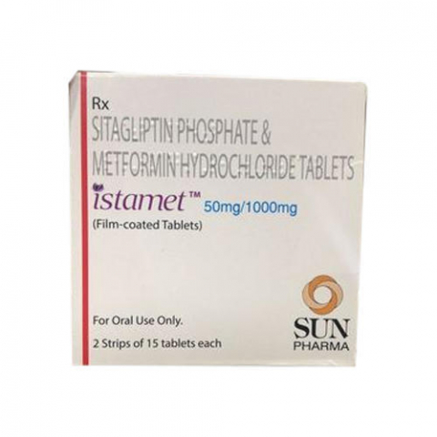 Istamet 50mg /1000mg (Sitagliptin, Metformin)