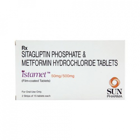 Istamet 50mg/ 500mg (Sitagliptin , Metformin)