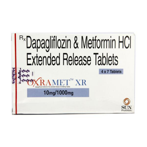 Oxramet XR 10/ 1000mg (Dapagliflozin, Metformin)