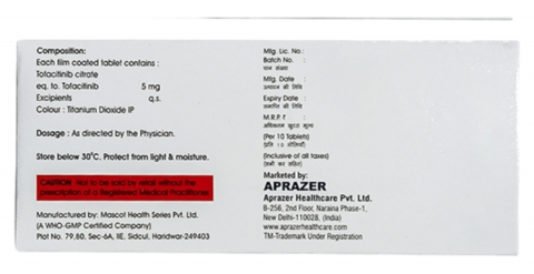 Tofamark 5 (Tofacitinib)