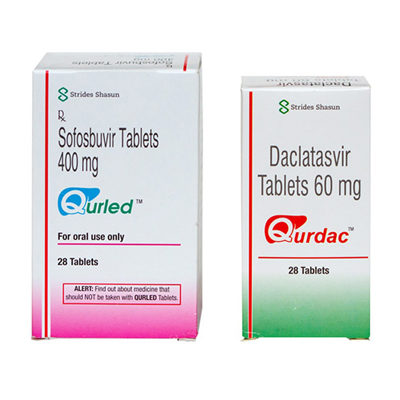 Qurled and Qurdac (Sofosbuvir 400mg and Daclatasvir 60mg)