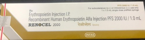 Renocel 2000IU (Erythropoietin)