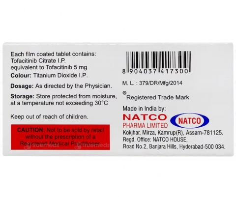 Jaknat 5mg (Tofacitinib 5mg)