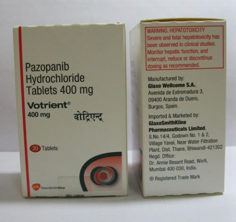 Votrient 400mg (Pazopanib)