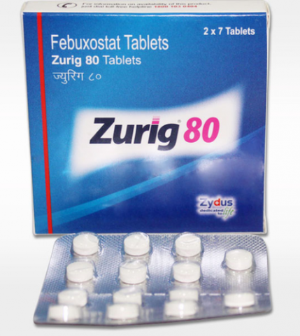 Zurig 80mg (Febuxostat 80mg)